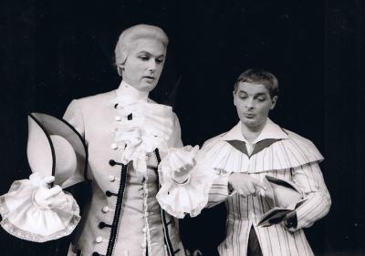 Aux côtés d'Alain Feydeau, dans "Le Legs", de Marivaux